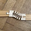 Đường ray linh hoạt - Tương thích với xe lửa gỗ Brio/IKEA - Thumbnail 2