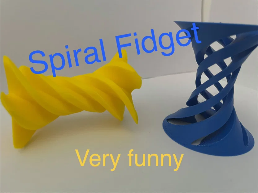 Spiral Fidget: Đồ chơi xoay 3D giải trí độc đáo - Image 1