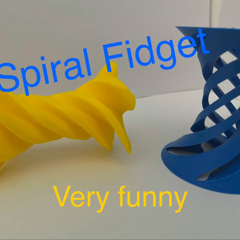 Spiral Fidget: Đồ chơi xoay 3D giải trí độc đáo