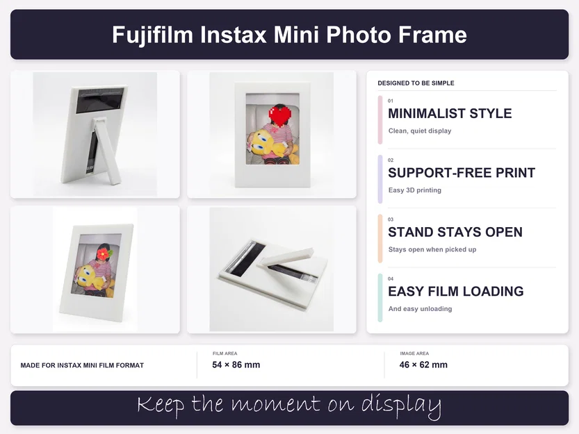 Khung Ảnh Fujifilm Instax Mini Để Bàn - Image 1