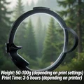 Cung Tròn In 3D - Thiết Kế Tay Cầm Kiểu Súng Lục - Thumbnail 1