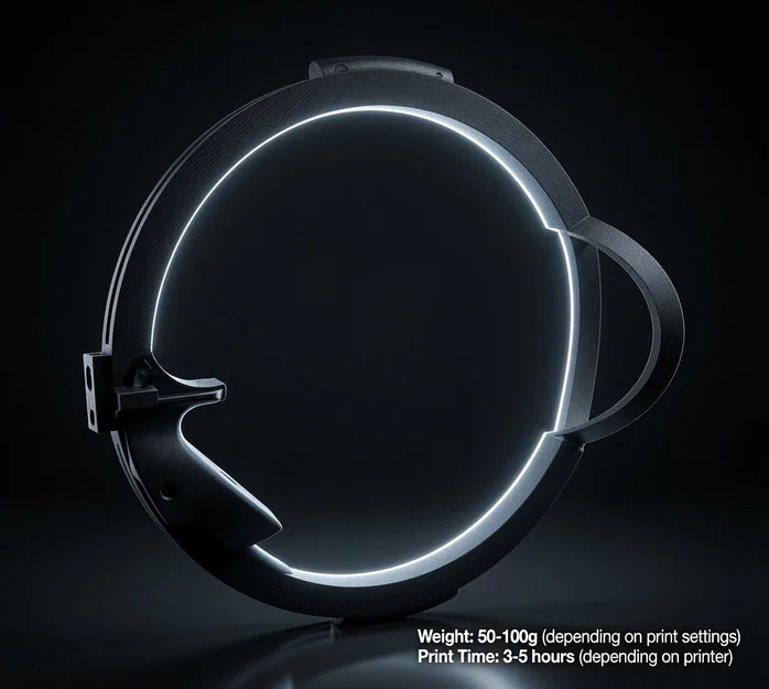 Cung Tròn In 3D - Thiết Kế Tay Cầm Kiểu Súng Lục - Image 3