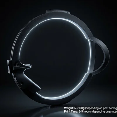 Cung Tròn In 3D - Thiết Kế Tay Cầm Kiểu Súng Lục