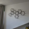 Hexagon Wall-art: Kệ Lục Giác Treo Tường Sáng Tạo - Thumbnail 2