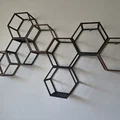 Hexagon Wall-art: Kệ Lục Giác Treo Tường Sáng Tạo - Thumbnail 4