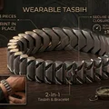Chuỗi hạt cầu nguyện 33 hạt (Tasbih/Misbaha) kiêm vòng tay thời trang (Snap-Fit) - Thumbnail 4
