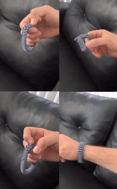Chuỗi hạt cầu nguyện 33 hạt (Tasbih/Misbaha) kiêm vòng tay thời trang (Snap-Fit) - Image 5