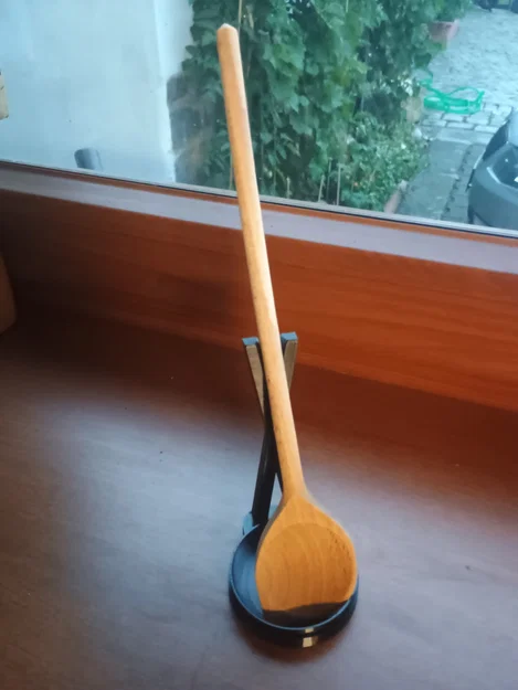 Giá đỡ vá gỗ (Wooden Spoon Holder) thiết kế thông minh cho nhà bếp - Image 3