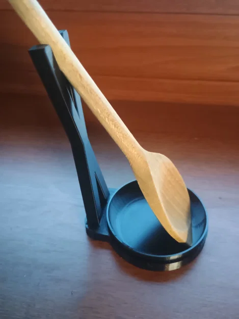 Giá đỡ vá gỗ (Wooden Spoon Holder) thiết kế thông minh cho nhà bếp - Image 4