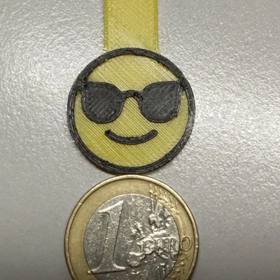50 Móc khóa đồng xu xe đẩy Emoji | In 2 màu không cần MMU/A… 5