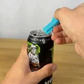 Dụng cụ khui bia và nắp đậy bảo vệ lon nước 3-trong-1 - Thumbnail 3