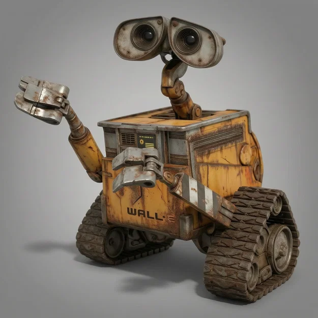 Mô hình 3D Wall-E (2008) - Chú robot dọn dẹp cho tín đồ Sci-Fi - Image 1