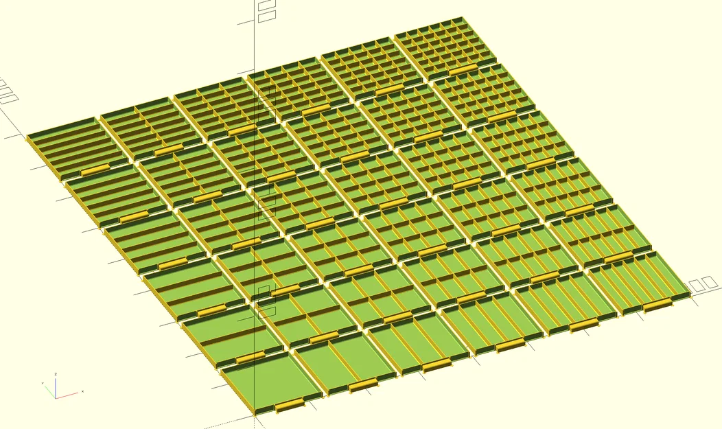 Bộ tạo ngăn kéo và tủ module hoàn toàn tham số (25 gram/ngăn) - Image 7