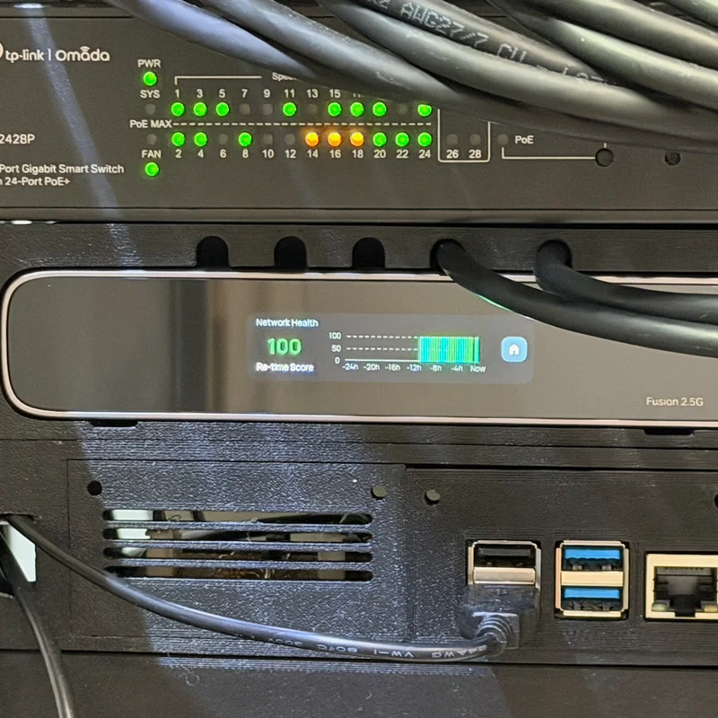 Khung gắn Rack Omada Fusion 2.5G (19-inch + 10-inch)