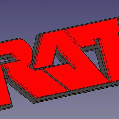Logo RATT (RATT Name Logo) để bàn và treo tường