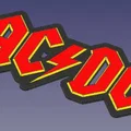 Bảng hiệu AC/DC Name Logo - Thumbnail 1