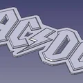 Bảng hiệu AC/DC Name Logo - Thumbnail 2