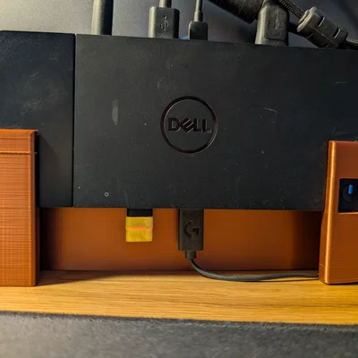 Giá đỡ dọc cho Laptop và Docking Station Dell WD19TB