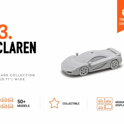 Tiny Mclaren F1 - Series Xe Mô Hình Mini
