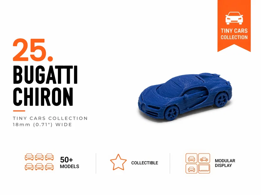 Bugatti Chiron Siêu Nhỏ - Bộ Sưu Tập Xe Mini - Image 1