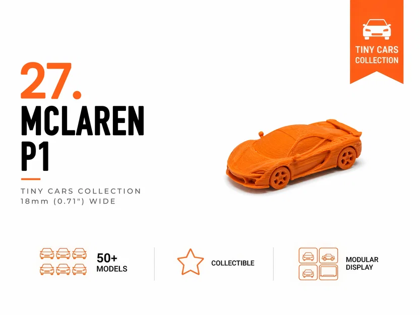 Tiny McLaren P1 - Series Xe Mô Hình Tí Hon - Image 1