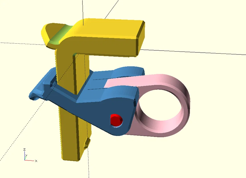 Quick clamp v2 - Kẹp nhanh in 100% không cần ốc vít - Image 2