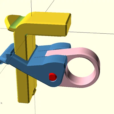 Quick clamp v2 - Kẹp nhanh in 100% không cần ốc vít