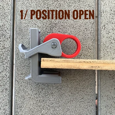 Quick clamp v2 - Kẹp nhanh in 100% không cần ốc vít