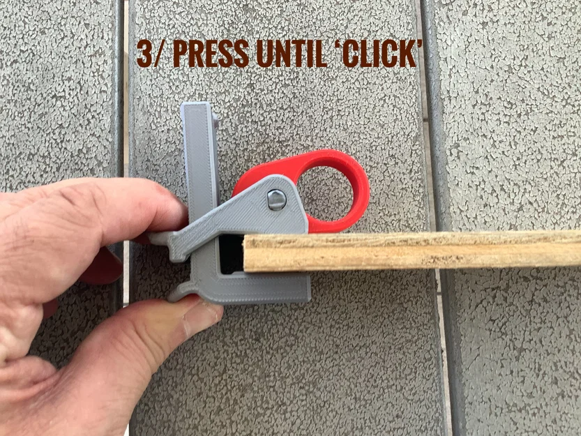Quick clamp v2 - Kẹp nhanh in 100% không cần ốc vít - Image 5