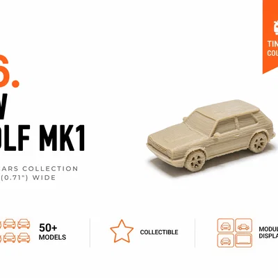 Tiny VW Golf MK1 - Mẫu Xe Mini Sưu Tầm