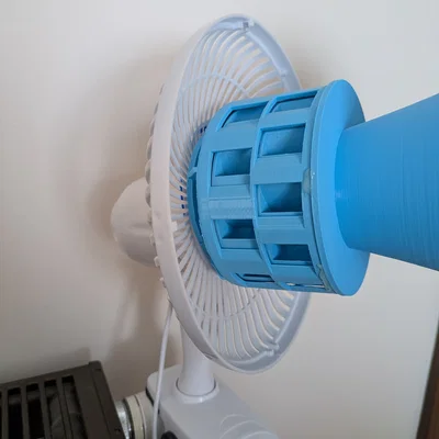Còi hú mini tự chế từ quạt để bàn