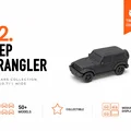 Mô hình Jeep Wrangler thu nhỏ - Bộ sưu tập Mini Cars - Thumbnail 1