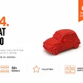 Tiny Fiat 500 - Bộ sưu tập xe mô hình Mini - Thumbnail 1