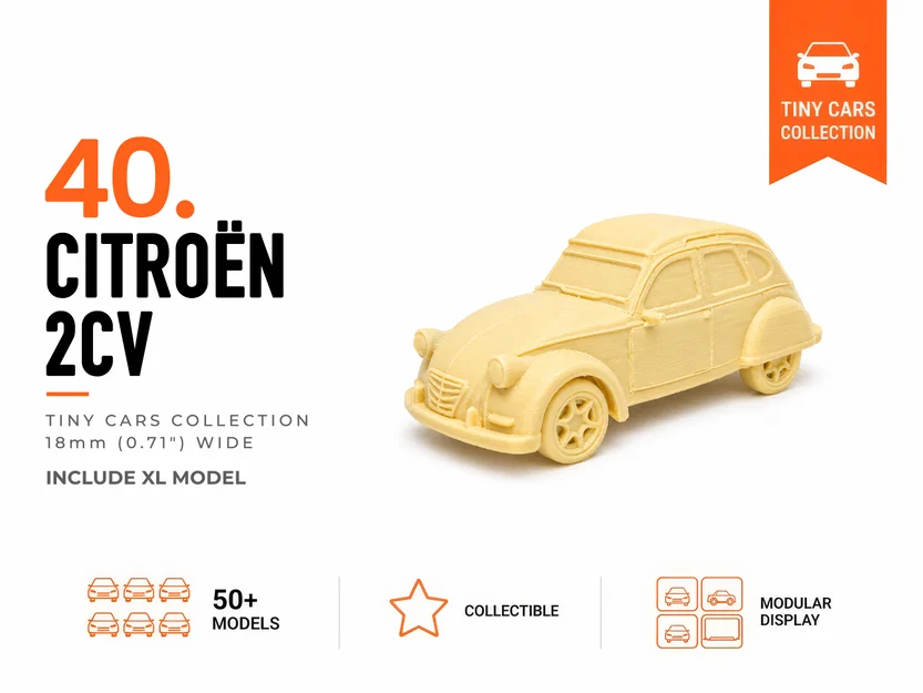 Citroën 2CV Tí Hon - Bộ Sưu Tập Xe Mini - Image 1