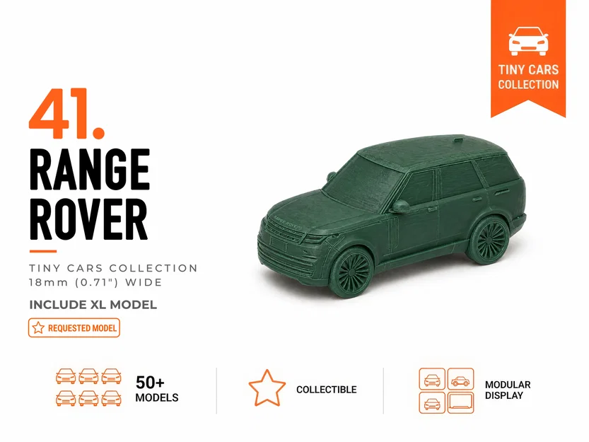Tiny Range Rover - Bộ sưu tập xe mô hình mini - Image 1