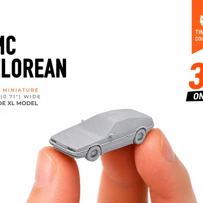 Tiny DMC Delorean - Bộ sưu tập xe mô hình mini