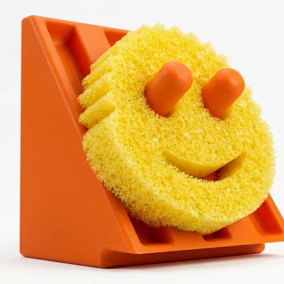 Giá Đỡ Phơi Khô Scrub Daddy & Scrub Mommy | Khay Thoát Nước Bồn Rửa