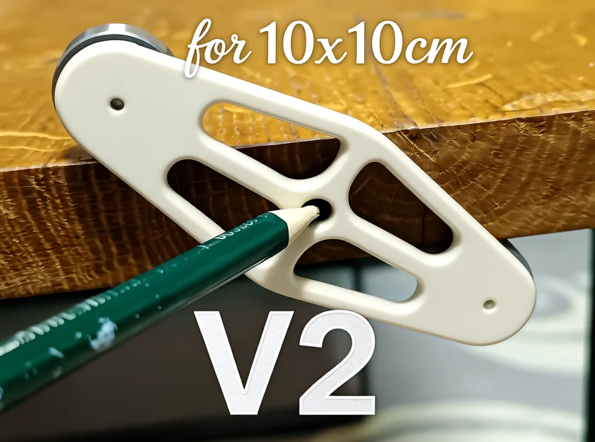 DỤNG CỤ VẼ ĐƯỜNG TRUNG TÂM V2 (Bản có và không có vòng bi) - Image 1