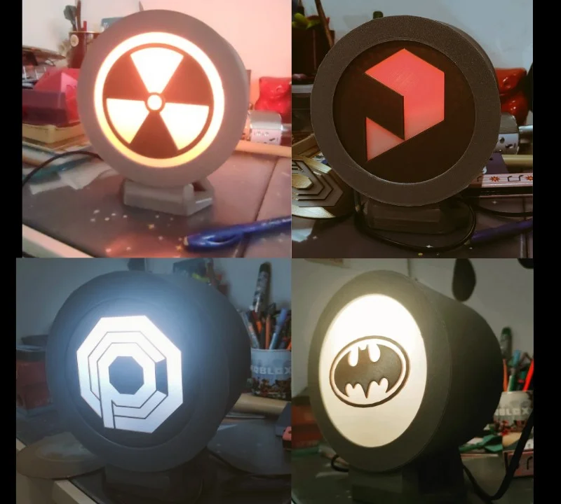 Đèn bàn lắp ghép tùy biến 1000+ logo (Batman, Star Wars và nhiều chủ đề khác)