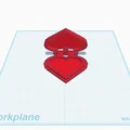 Mẫu in 3D hộp đựng trang sức hình trái tim xinh xắn - Thumbnail 2