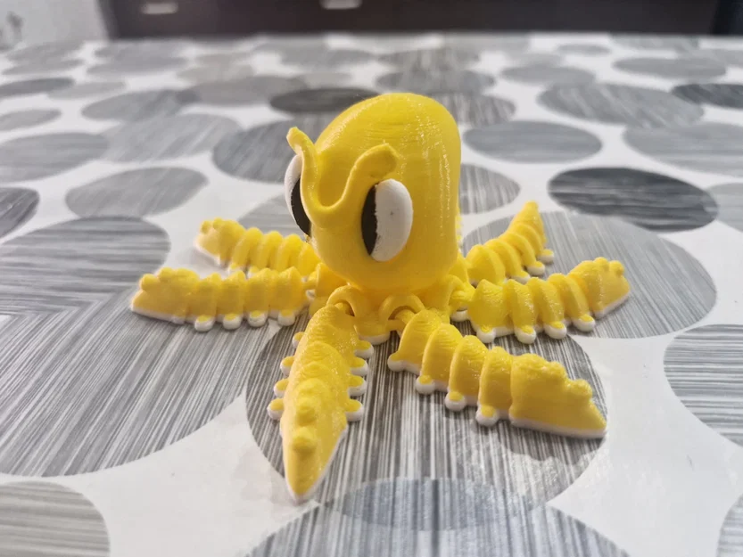 Mô hình mực 3D khớp nối linh hoạt siêu đáng yêu cho máy in 3D - Image 5