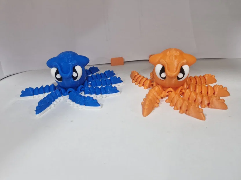 Mô hình mực 3D khớp nối linh hoạt siêu đáng yêu cho máy in 3D - Image 6