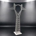 Tháp truyền tải điện dạng khung thép 400 kV (400 kV Steel Lattice Transmission Tower) - Thumbnail 1