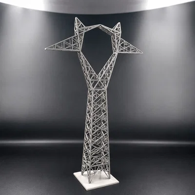 Tháp truyền tải điện dạng khung thép 400 kV (400 kV Steel Lattice Transmission Tower)
