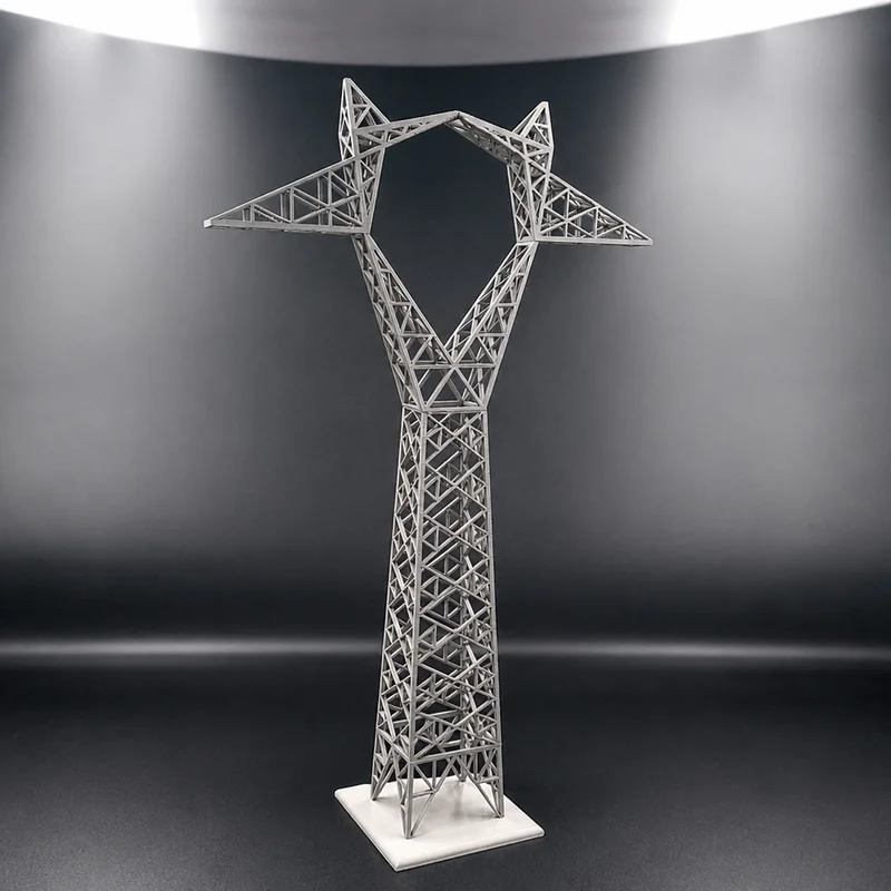 Tháp truyền tải điện dạng khung thép 400 kV (400 kV Steel Lattice Transmission Tower)
