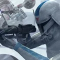 Mũ Clone Trooper (Snow/Flame) V2 bản tách rời - Tỷ lệ 1:1 cho Cosplay Star Wars - Thumbnail 5