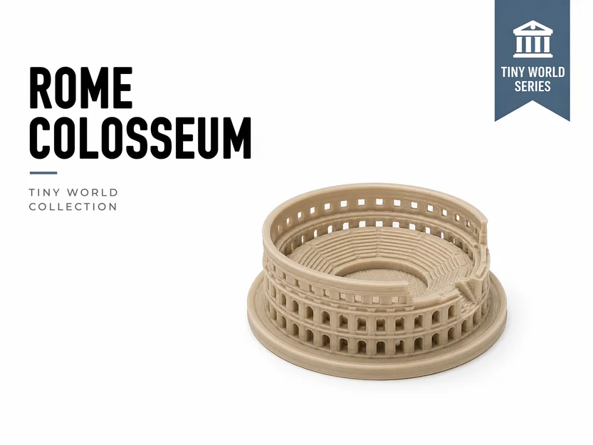 Tiny Colosseum — Bộ sưu tập mô hình kiến trúc thu nhỏ - Image 1