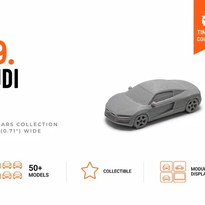Tiny Audi R8 - Bộ sưu tập xe mô hình mini