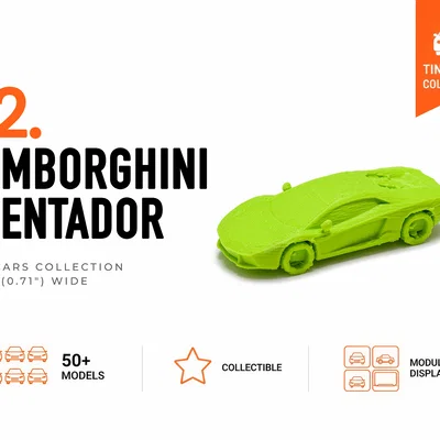 Mô hình Lamborghini Aventador tí hon - Bộ sưu tập xe Mini