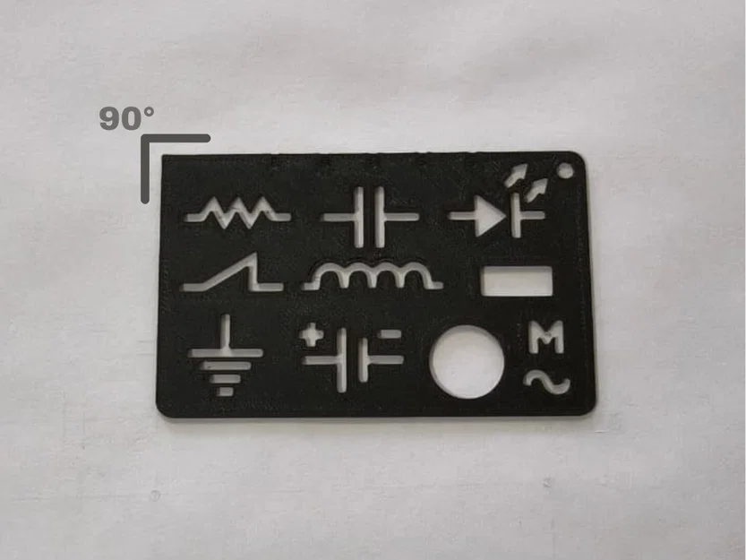 Khuôn Vẽ Sơ Đồ Mạch Điện Tử (Kích Thước Thẻ ATM) - Image 2